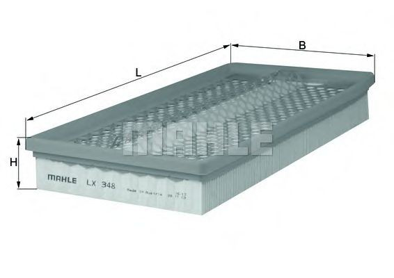Елемент повітряного фільтра Mahle Original LX348 ціна, від 6.96 USD